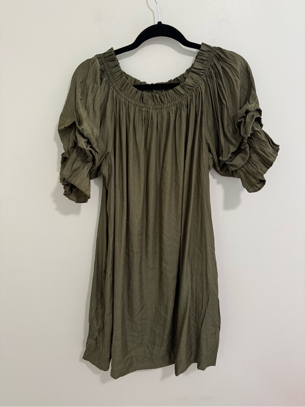 Mersea Scrunch Sleeve Mini Dress